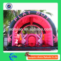 Bouncer inflable divertido del eje de balancín del bebé de la gorila del bebé del juego en color de rosa y negro para la venta